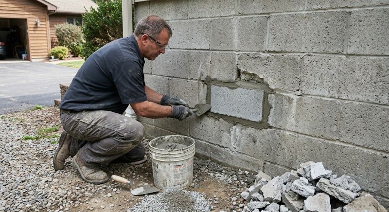 Cement Block Repair in Cleveland, OH
