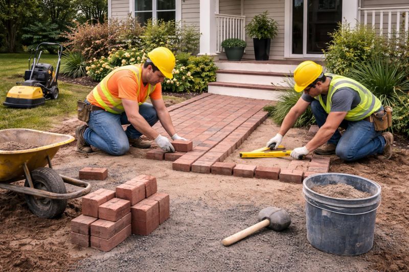 Masonry Steps Installation in Worcester, MA